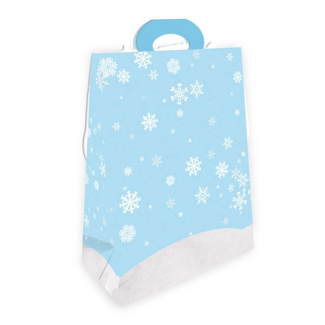 Geschenktasche mit Verschluss Eichhörnchen Winter
