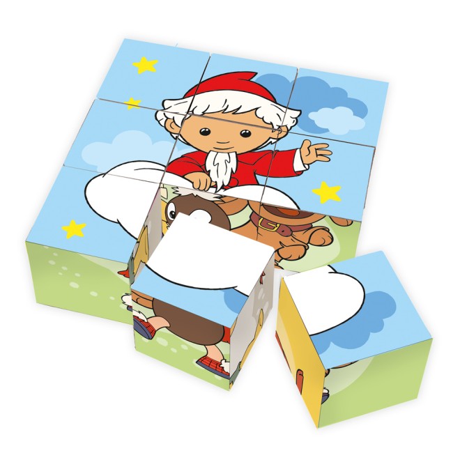 Unser Sandmännchen Bilderwürfel aus Holz