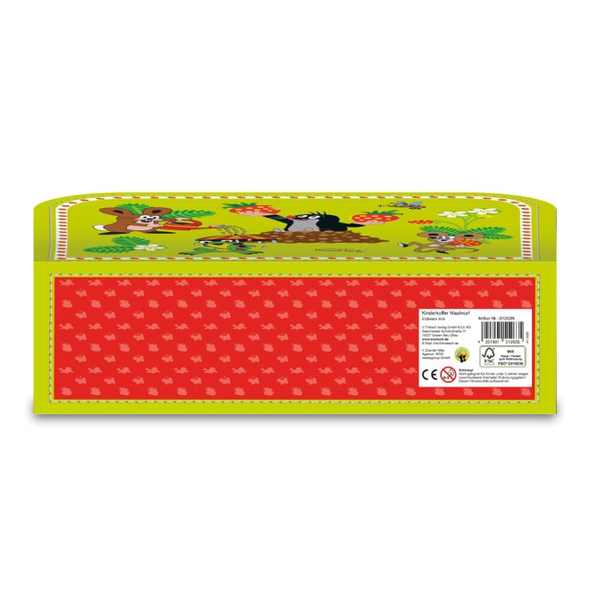Koffer mini Maulwurf Erdbeere