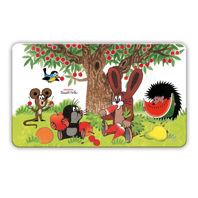 Der kleine Maulwurf Frühstücksbrettchen Obstpicknick