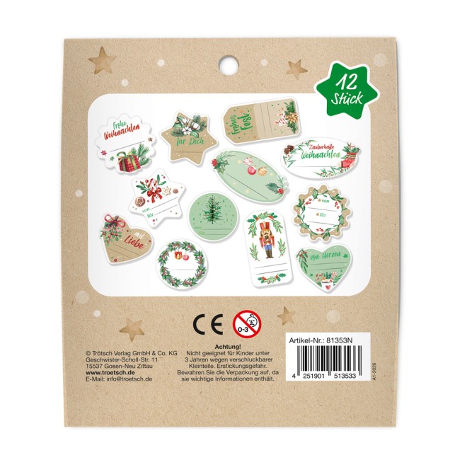 Soft-Geschenksticker Weihnachtstraum