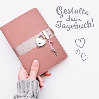 Tagebuch matt & shiny rosa
