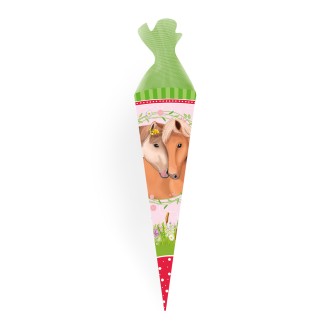 Schultüte Pferde 22 cm