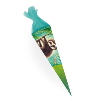 Schultüte Faultier 22 cm