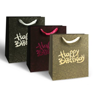 Geschenktasche "Happy Birthday" groß