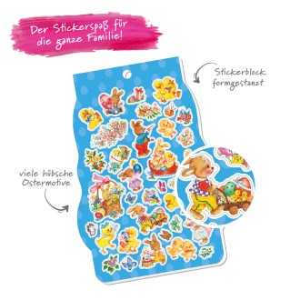 Osterstickerblock