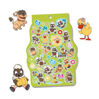 UNSER SANDMÄNNCHEN Stickerblock "Pittiplatsch"