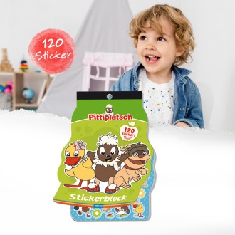 UNSER SANDMÄNNCHEN Stickerblock "Pittiplatsch"
