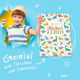 Mein Stickeralbum "Dino"