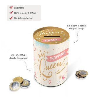 Spardose "Shoppingqueen"