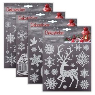 Vintage Weihnachts-Dekosticker