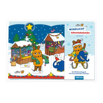 Die Maus Windlicht-Adventskalender