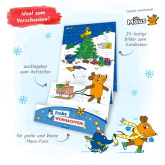 Die Maus Aufstell-Adventskalender