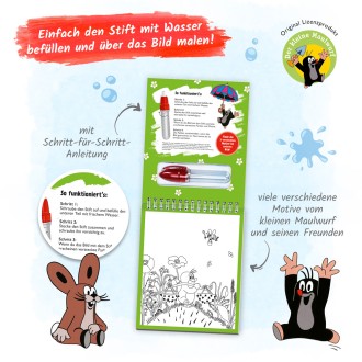 DER KLEINE MAULWURF Zaubermalspaß