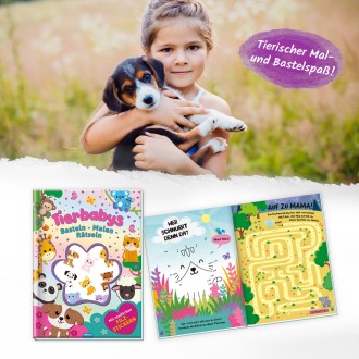 Mal- & Bastelbuch "Tierbabys - basteln, malen, rätseln"