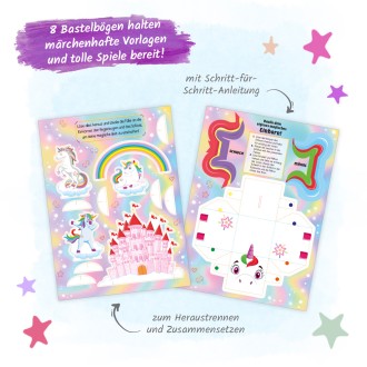 Mal- & Bastelbuch "Einhornwelt - basteln, malen, rätseln"