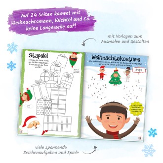 Weihnachtszauber - basteln, malen, spielen