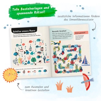 Beschäftigungsbuch "Schütze unsere Umwelt-Tiere"