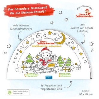 Unser Sandmännchen Schwibbogen Mal- und Bastelbuch