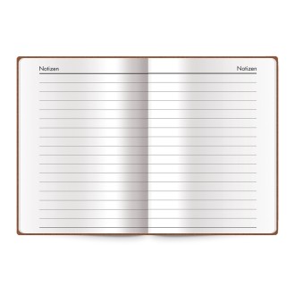 Adressbuch Soft braun mini