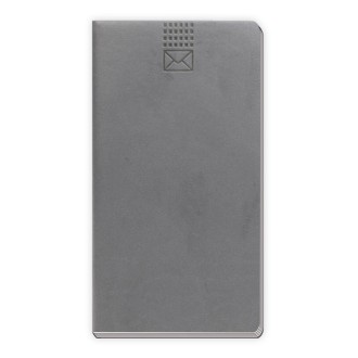 Adressbuch Soft anthrazit slim