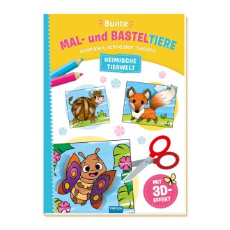 Bunte Mal- und Basteltiere "Heimische Tierwelt"