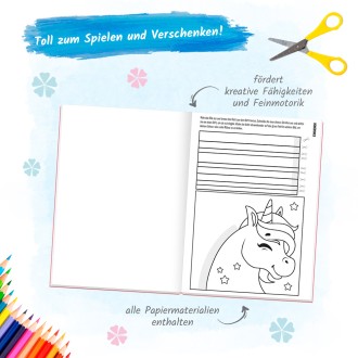 Bunte Mal- und Basteltiere "Lustige Tierwelt"