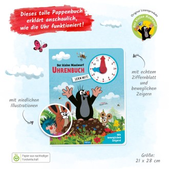 DER KLEINE MAULWURF Uhrenbuch