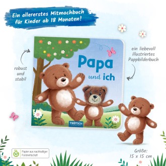 Fingerpuppenbuch "Papa und ich"