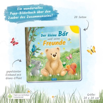 Pappenbuch "Der kleine Bär und seine Freunde"