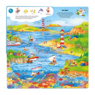 Unser Sandmännchen Klapp-Auf-Wimmelbuch