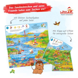 Unser Sandmännchen Klapp-Auf-Wimmelbuch