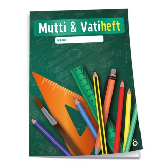 Mutti- & Vatiheft Tafel grün