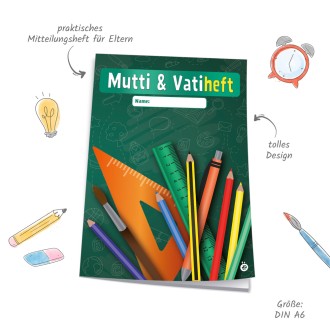 Mutti- & Vatiheft Tafel grün