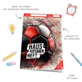 Hausaufgabenheft Grundschule Fußball