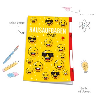 Hausaufgabenheft für Schlaue Happy