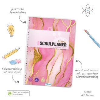 Schulplaner PINK 26/27