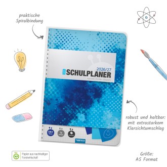 Schulplaner BLAU 26/27