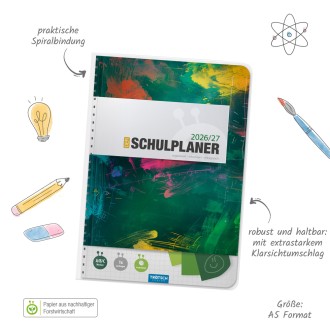 Schulplaner GRÜN 26/27