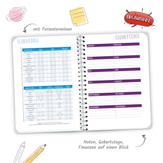 WOW-Schulplaner Waves 26/27