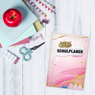 WOW-Schulplaner Marble 26/27
