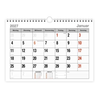 Monatsterminer Montasterminkalender Fotocover 2027
