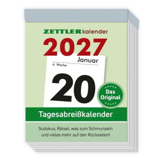 Tagesabreißkalender klein 2027
