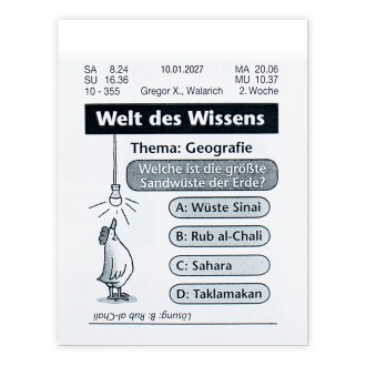 Tagesabreißkalender klein 2027