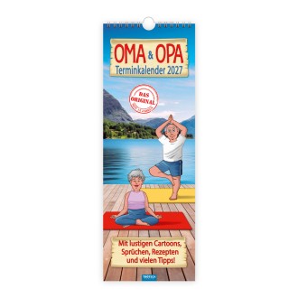 Maxi-Streifenkalender Oma und Opa 2027