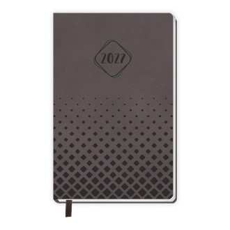 Taschenkalender A6 Soft Touch Anthrazit 2027