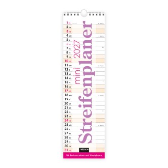 Mini-Streifenkalender VIOLETT