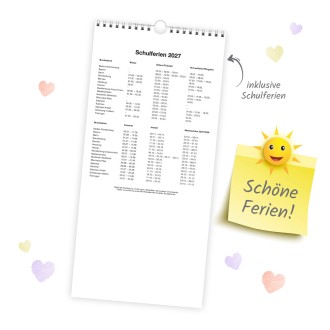 Familienkalender Unsere Lieblinge 2027