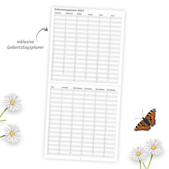 Broschürenkalender Blumenkalender 2027