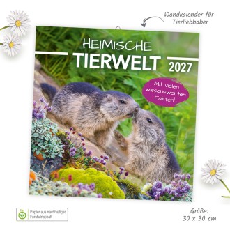 Broschürenkalender Heimische Tierwelt 2027